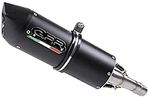 GPR Italia Escape homologado con tubo de conexión para F 800 R 2015/16, Furore negro