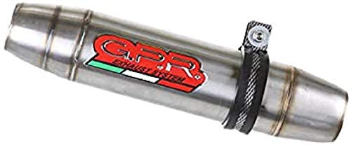 GPR Italia H.125.DE, Escape homologado con tubo de conexión para CBR 600 RR 2005/06, Deeptone Inox