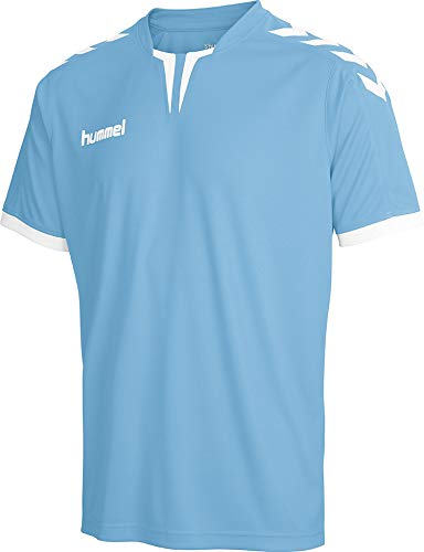 Hummel Core SS Poly - Camiseta para Hombre, Hombre, Camiseta, 003636-7037, Argentina Blue Pr, Large