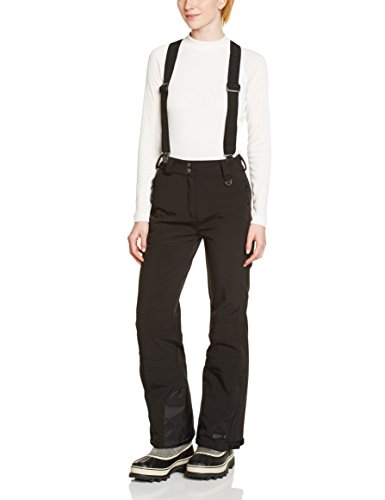 Killtec Soft Shell Natalya - Pantalones de esquí para mujer, color negro, talla 42