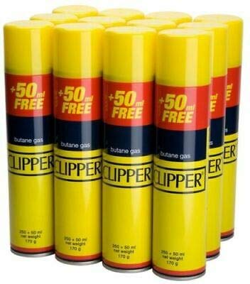 Recambio de líquido de combustible universal para encendedor Clipper, 300 ml, paquete de 12