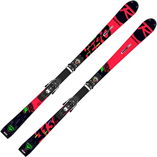 Rossignol Hero Athlete FIS SL (R22) + SPX 12 Rockerace Esquís, Adultos Unisex, Rojo, 157 cm
