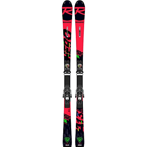 Rossignol Hero Athlete SL (R22) + SPX 12 Rockerace Esquís, Adultos Unisex, Rojo, 150 cm