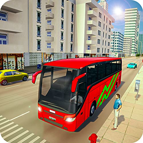 Simulador de autobús cuesta arriba moderno: Van drive mountain bus transporter bus staring manejo simulador de autobús offroad