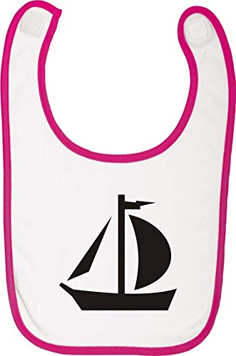 Toldo Vela ligera, embarcaciones Optimist baberos, Skipper, Capitán rosa rosa Talla:talla única