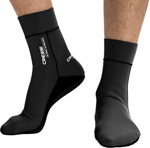 Ultra Stretch Neoprene Socks 1.5mm - Escarpines Neopreno Ultrastretch, Unisex-Adult Negro , M