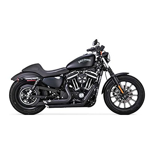 Vertidos Marmitte Shortshots & Staggered Vance Hines Negras Harley Davidson Sportster XL x 14-UP