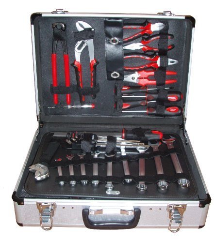 - Maletín para herramientas herramientas manuales-Fermec Art 24128 compuesta por 128 piezas