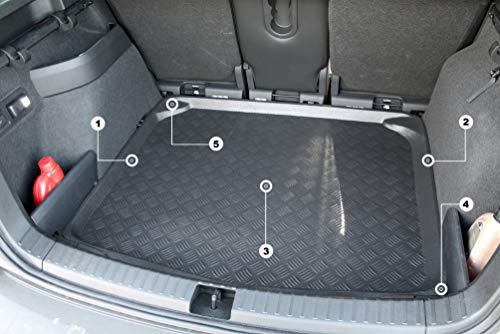 Accesorionline Protector Cubre Maletero para Ford Tourneo Courier - Connect - Grand - Desde 2014 Bandeja cubremaletero cubeta Alfombrilla (Tourneo Connect 5plazas Desde 2014)