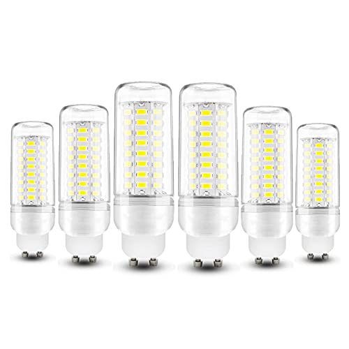 Bombilla LED tipo maíz de 12 W (equivalente a 120 vatios) Lámpara LED base GU10 Cool White 6000K Lámpara de ahorro de energía de 1200 lúmenes con ángulo de haz de 360 ​​° para iluminación de techo re