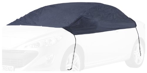 Cartrend Automóvil Semicubierta "New Generation" contra intemperie, talla S, azul poliester, para VW Polo y otros modelos