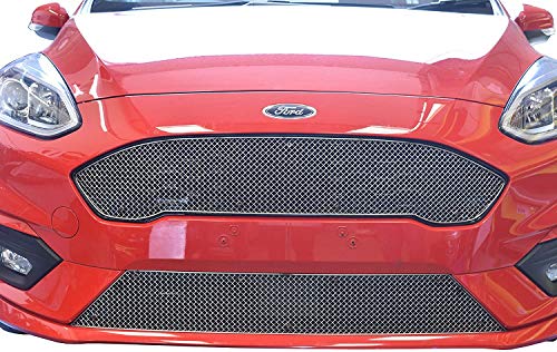 Coche Delantera Rejilla Frontales Parrilla Radiador para Ford Fiesta ST LINE MK8 (2018 -), Malla Nido Estilo Modificados Accesorios