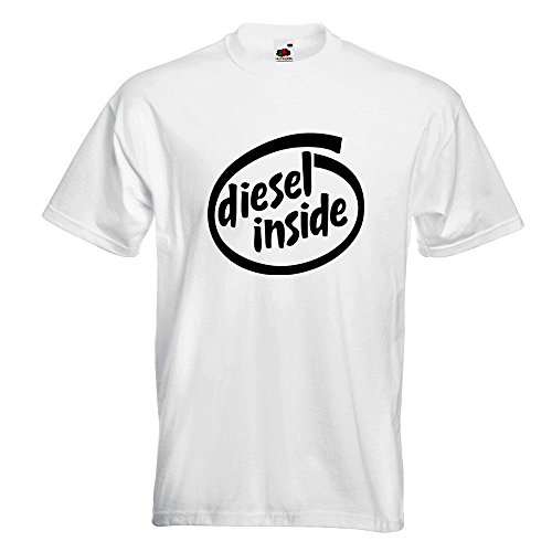Diesel Dentro Camiseta en 15 Colores Diferentes - Man Print Fun Pattern Modelo en algodón S M L XL XXL