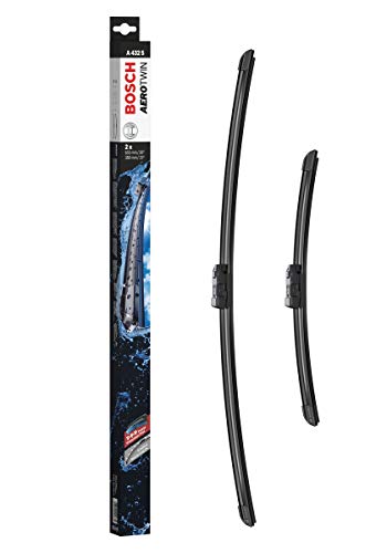 Escobilla limpiaparabrisas Bosch Aerotwin A432S, Longitud: 650mm/380mm – 1 juego para el parabrisas (frontal)