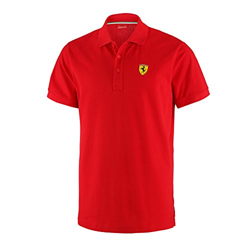 Ferrari Fórmula 1 - Camiseta Tipo Polo, Color Rojo Talla:Extra-Large
