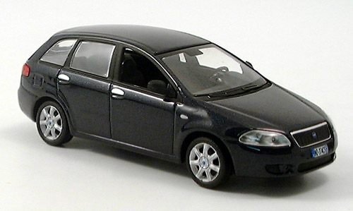 Fiat Croma, azul oscuro, Modelo de Auto, modello completo, Norev 1:43