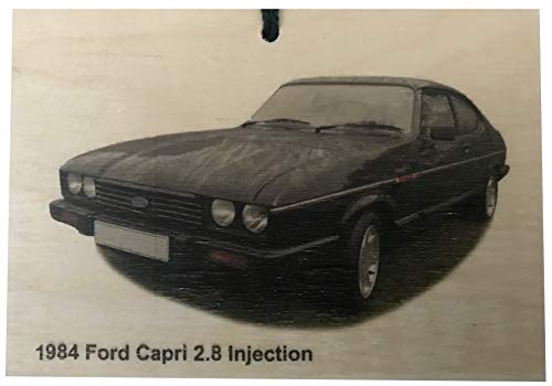 Ford Capri 2.8i 1984 - Placa de madera A6 (105 x 148 mm)