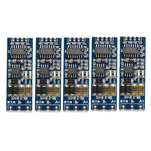 HiLetgo 5pcs TTL to RS485 485 to Serial UART Level Reciprocal Hardware Automatic Flow Control UART to RS485 Converter RS485 to TTL