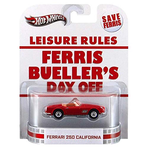 Hot Wheels Retro Ferris Buellers Day Off 1:55 Die Cast Car Ferrari 250 California by Mattel