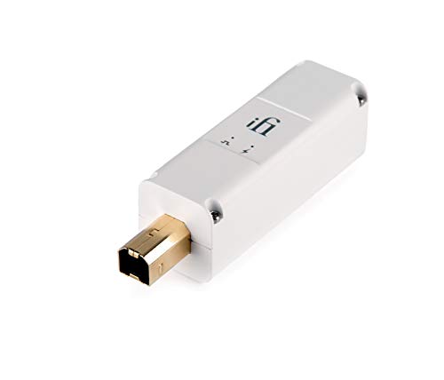 iFi iPurifier3 Filtro/purificador de señal de Audio y Datos USB (USB Macho Tipo B, Blanco)