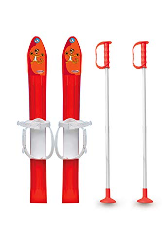 Jamara- 460385-Snow Play Esquí de Fondo 1st Step 60cm Lazos de fijación, Construcción aerodinámica Esquís, Color rojo (460385) , color/modelo surtido