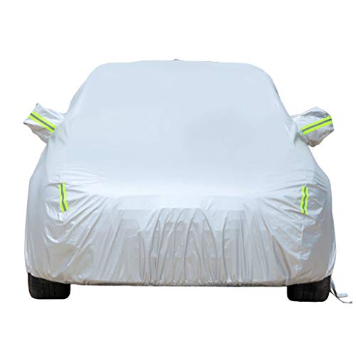 LINGLING Compatible con Fiat Tipo 4-Door Full Car Cover Impermeable/Transpirable/Resistente al Sol/A Prueba de Polvo Resistente a los arañazos Ajuste al Aire Libre Interior Todo Clima