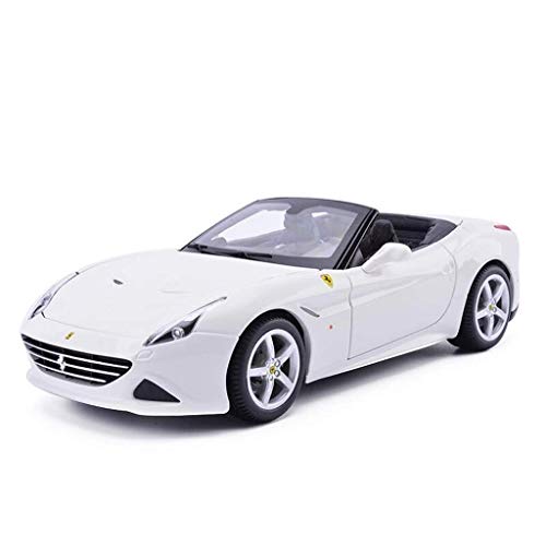 Llpeng Modelo de Coches Ferrari California 1:18 simulación de aleación de fundición a presión de joyería Juguete Adornos Colección Coche de Deportes de 26x11.3x6.2CM