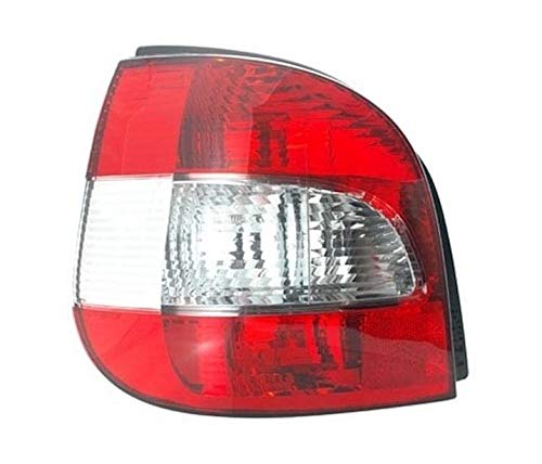 Luz trasera izquierda compatible con Renault Scenic I 1999 2000 2001 2002 2003 VT1088L lado del conductor, luz trasera izquierda de montaje de la lámpara roja blanca