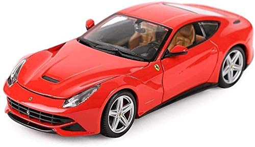 Modelo de coche Coche modelo del coche de Ferrari F12 Berlinetta 1,24 Simulación de aleación de fundición a presión de joyas de juguete coche de deportes de colección Jewelr Modelo de fundición a pres