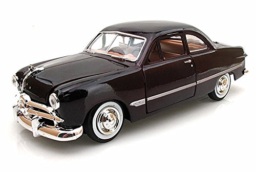 Motormax 1949 Ford Coupe Burgundy 1/24 Diecast Model Car by