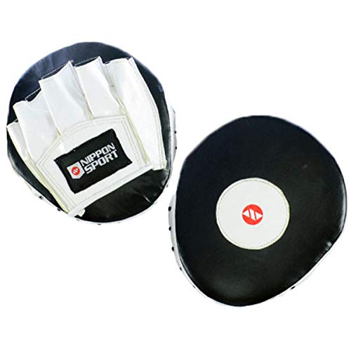 Nippon Sport Speedpad Focus Pads - Almohadillas para monopatín, color negro y blanco