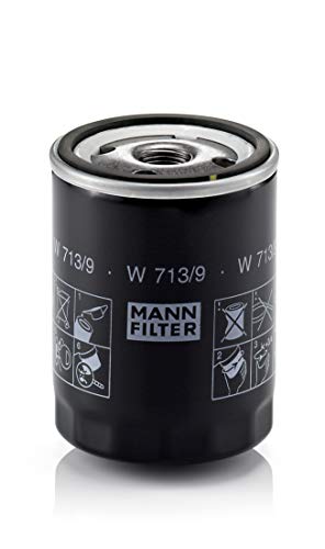Original MANN-FILTER Filtro de aceite W 713/9 – Para automóviles