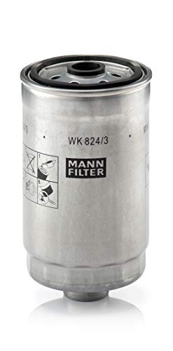 Original MANN-FILTER Filtro de Combustible WK 824/3 – Para automóviles