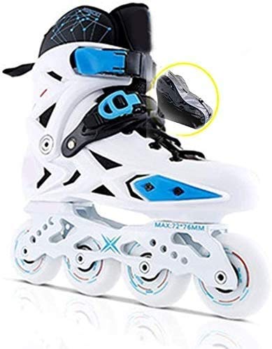 Patines en Línea Infantiles Ajustables Patines en línea Botas de rodillos para adultos Fila única profesional Zapatos de patinaje de velocidad de la velocidad de la fibra de carbono Deportes para prin