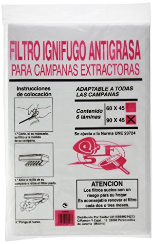 Sanfor - Filtro campana papel 90 ignifugo