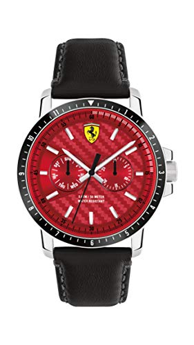 Scuderia Ferrari Turbo Reloj de Quartz plata