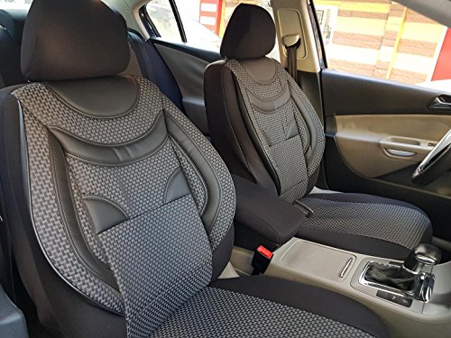 seatcovers by k-maniac Fundas de Asiento para Ford Scorpio I Universal Negro y Gris V632215