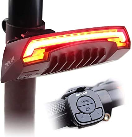 WALIO Meilan X5 - Luz Trasera LED Rojo con Intermitentes y Mando