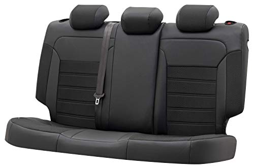 WALSER Funde de asiento Aversa compatible con Ford GRAND C-MAX DXA/CB7 año 12/2010-Hoy, 1 funda de asiento trasero para asientos normales Trend/Titanium