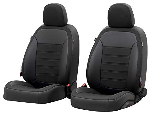 WALSER Funde de asiento Aversa compatible con Ford GRAND C-MAX DXA/CB7 año 12/2010-Hoy, 2 fundas de un solo asiento para asientos normales Trend/Titanium