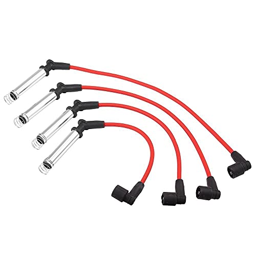 XIAOZHOU ZHOUBENXIANG Cable de Encendido 4PCS 1214216 FIT para Ford Fiesta V Van Van Street KA Cable de Encendido Set
