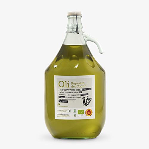 Aceite de Oliva virgen extra - Garrafa de vidrio de 5 Litros Ecológico
