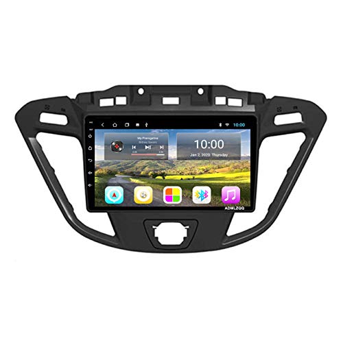 ADMLZQQ para Ford Transit Custom 2013-2018 Android 10.0 2Din Car Stereo Radio, Pantalla Táctil De 9 Pulgadas, GPS/FM/RDS/Bluetooth/Mirror Link/Cámara De Visión Trasera,8core,4G+WiFi: 2+32G