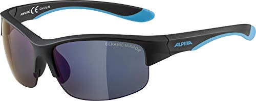 Alpina Flexx Youth HR - Gafas de deporte para niños, color negro y azul mate, talla única