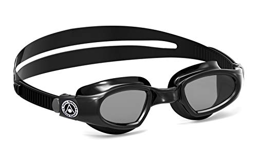 Aqua Sphere Mako 2 Gafas de natación, Unisex Adulto, Lente Negra y Oscura, Talla única