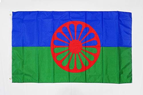 AZ FLAG Bandera Gitana 150x90cm - Bandera DE LOS GITANOS - Gypsy 90 x 150 cm poliéster Ligero