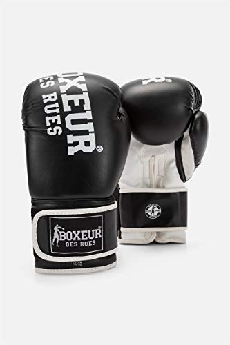 BOXEUR DES RUES - Impact Logo Sinthetic Boxing Gloves, Unisex, 14 OZ