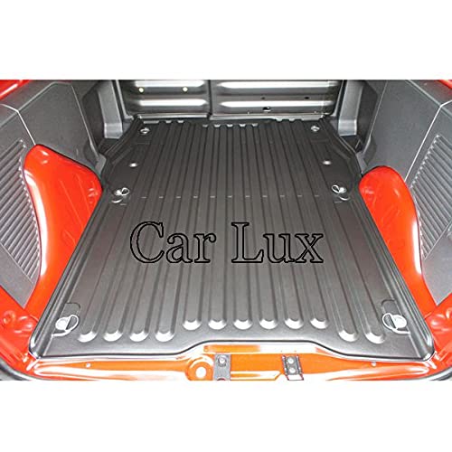 Car Lux AR54306 - Alfombra Bandeja cubeta Protector Cubre Maletero Zona de Carga para Peugeot Partner Furgoneta Furgón Cargo Desde 2008-