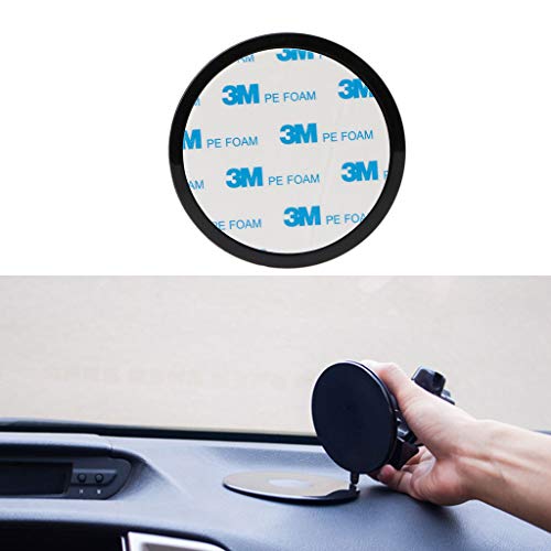 Chiic 1 unid coche tablero adhesivo montaje disco para ventosa montaje teléfono celular GPS Tablet satNav TomTom Garmin soporte titular negro