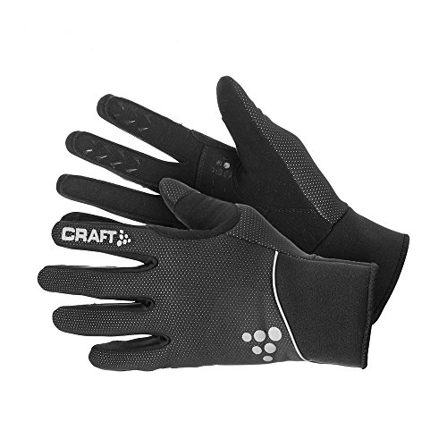 Craft Guantes Touring Gloves, otoño/Invierno, Unisex, Color Negro, tamaño 9